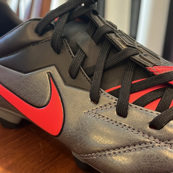 Nike T90 Strike IV FG Soccer Cleats shoes new 472562 060 grey Mens Size 8 - Picture 10 of 16
